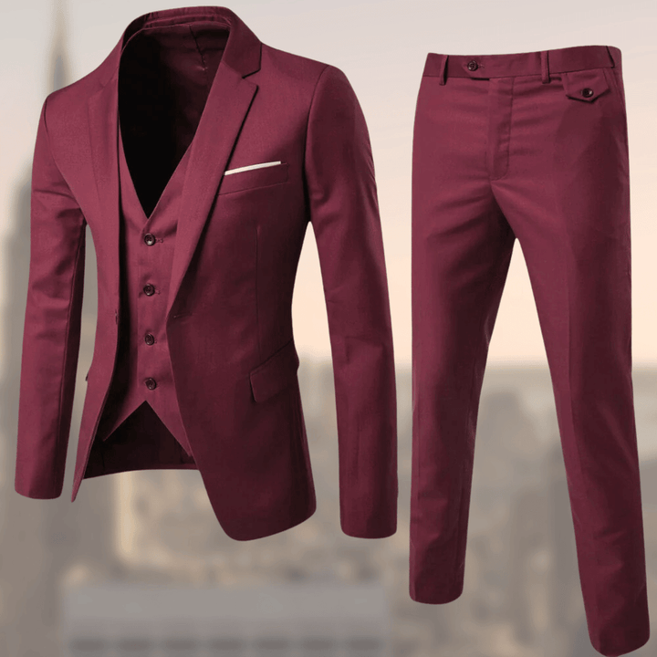 Ensemble costume homme slim bleu, noir ou gris. Design moderne et élégant pour un style professionnel ou festif.