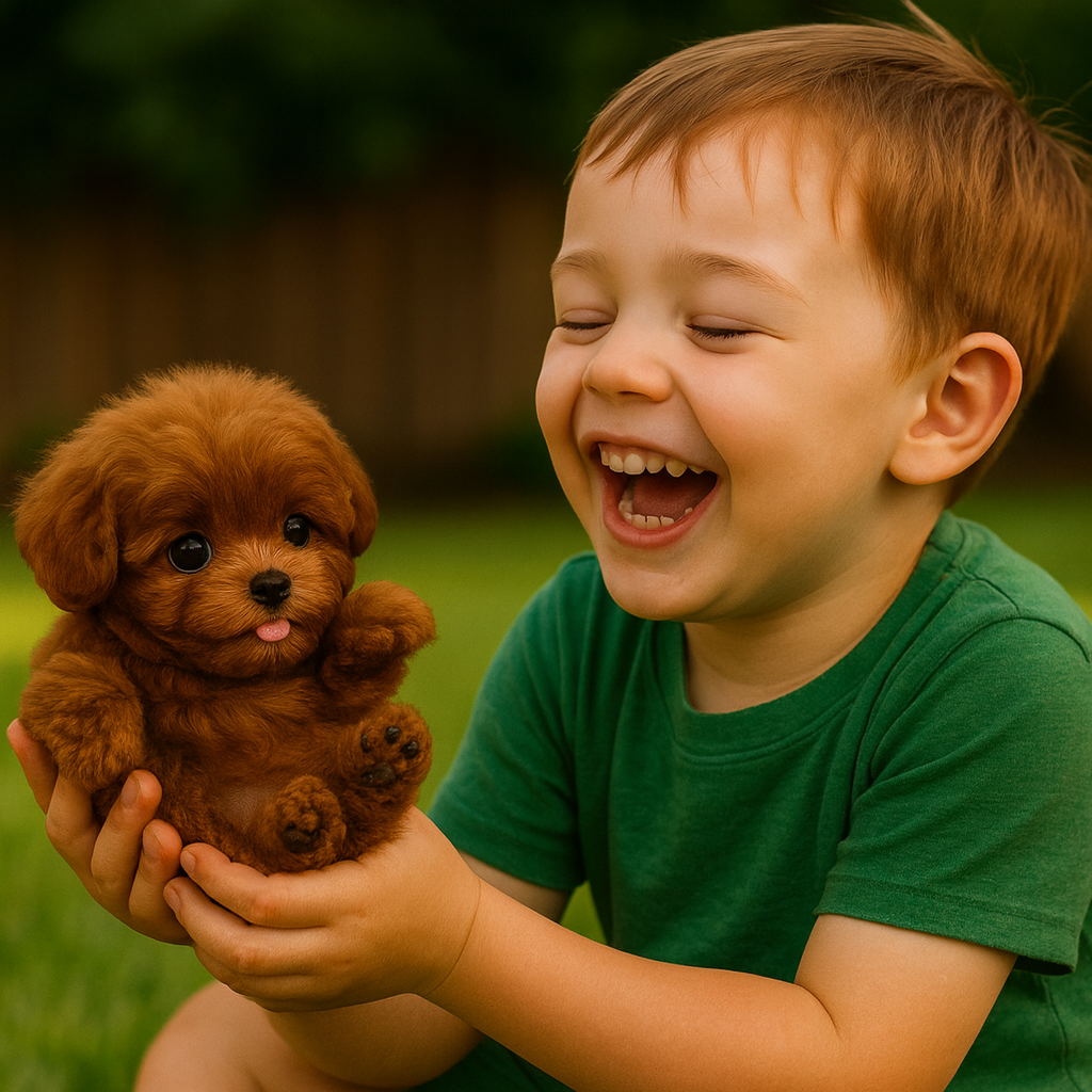Jouet interactif pour enfant, chien robot électronique réagissant au toucher et à la voix, compagnon doux.