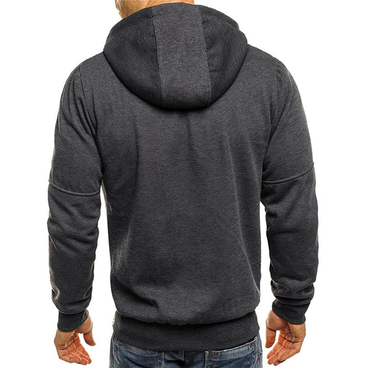 Sweat zippé sport pour homme. Léger et respirant, parfait pour activités décontractées en automne.