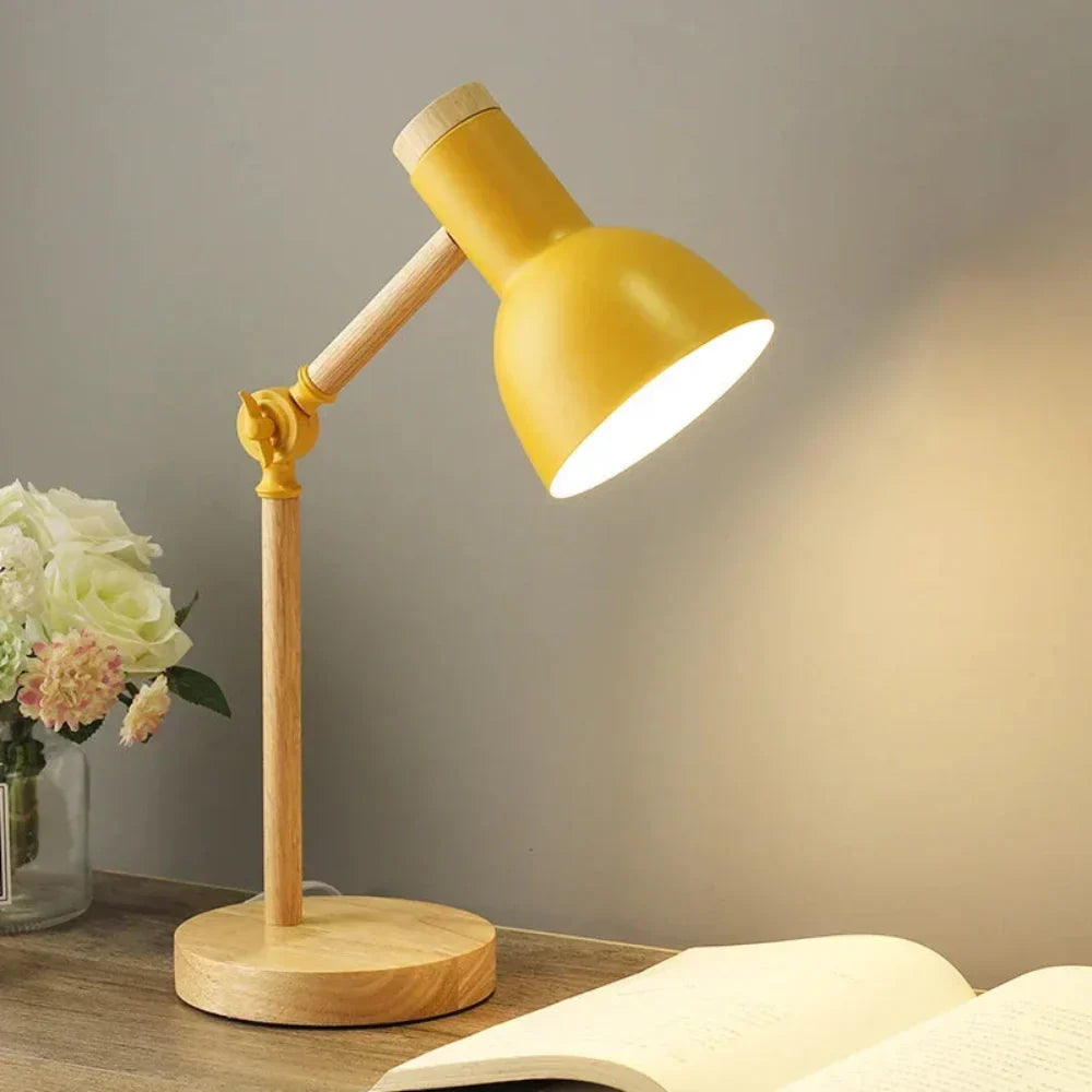 Lampe de bureau LED nordique avec variateur d'intensité, design minimaliste, apporte une touche moderne à votre espace.