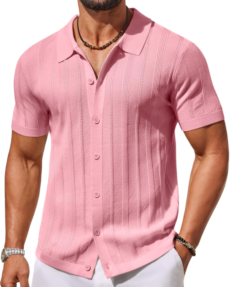 Polo Alex à manches courtes, vêtement homme moderne. Confortable et respirant, parfait pour le quotidien estival.