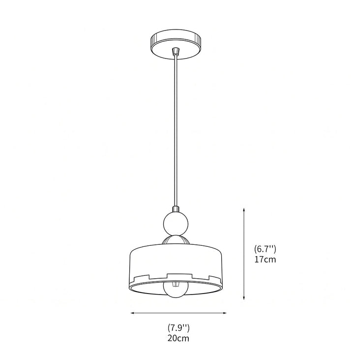 Suspension moderne pour salle à manger ou cuisine. Verre, bois, abat-jour beige. Éclairage dimmable élégant.