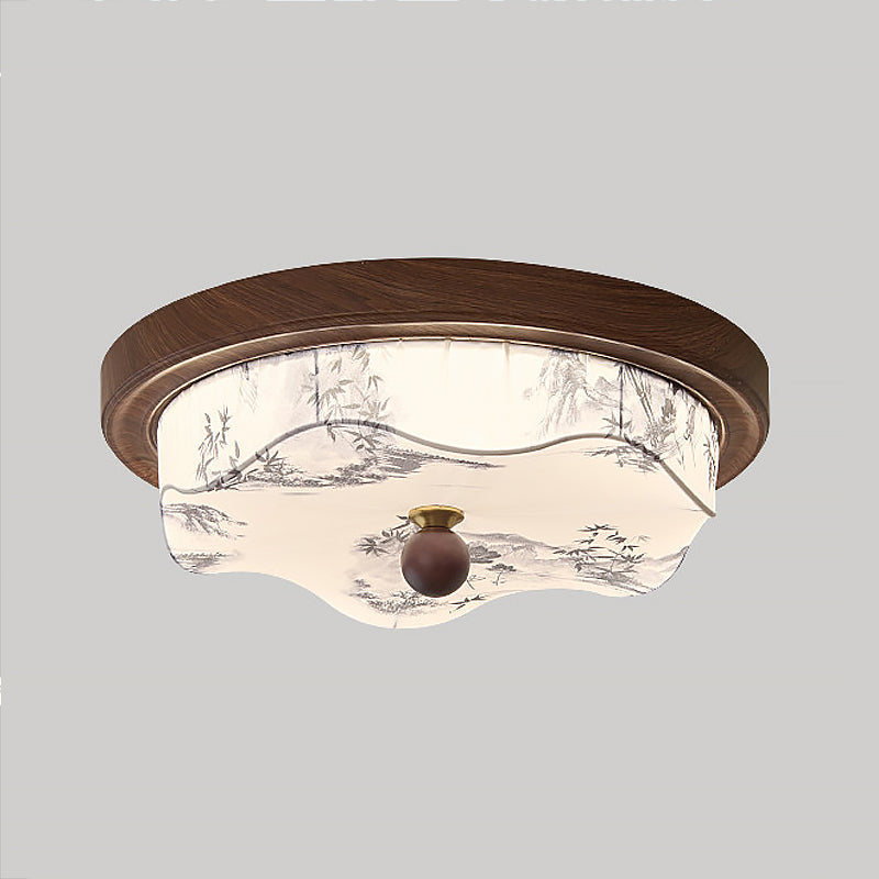 Plafonnier LED pour ambiance cocooning, design scandinave, idéal pour salon ou chambre moderne.