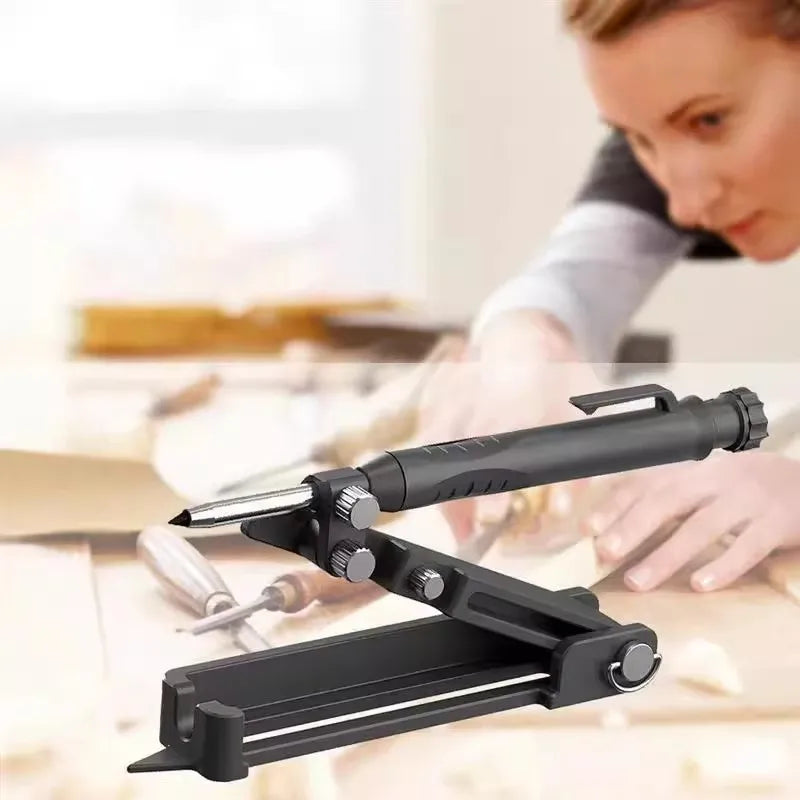 Outil EdgeMark en aluminium pour traçage, marquage et mesure de précision en bricolage et menuiserie.