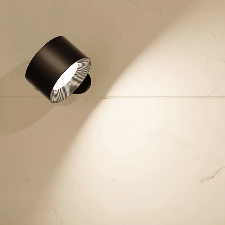 Lampe murale scandinave sans fil LED, design moderne. Éclairage intérieur rechargeable avec télécommande.