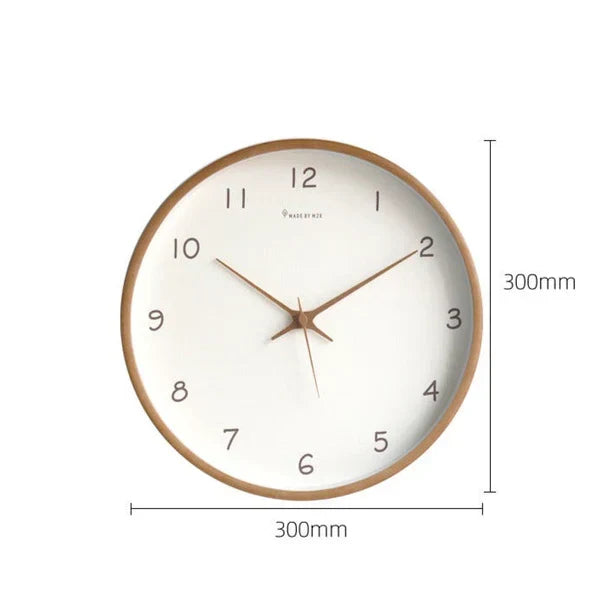 Horloge murale silencieuse, cadeau idéal pour une maison moderne, design épuré et intemporel.