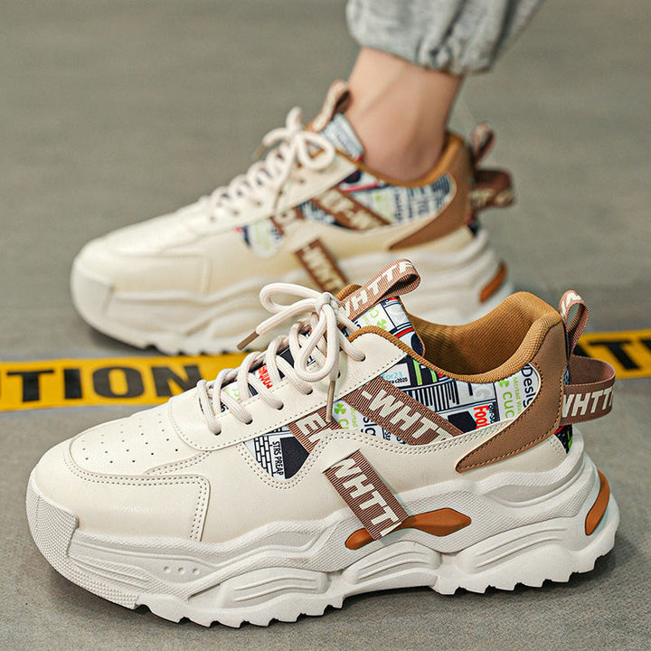 Sneakers Draven pour hommes, design dynamique avec semelle épaisse. Confortables et parfaites pour un style urbain.