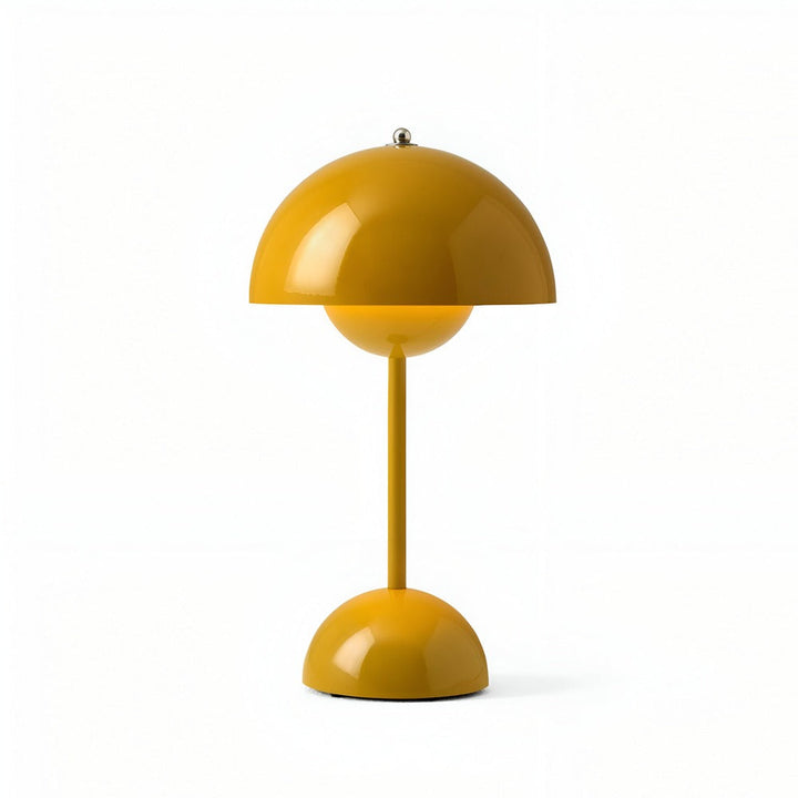 Lampe de table LED champignon, variateur tactile, lumière d'ambiance modulable et douce.