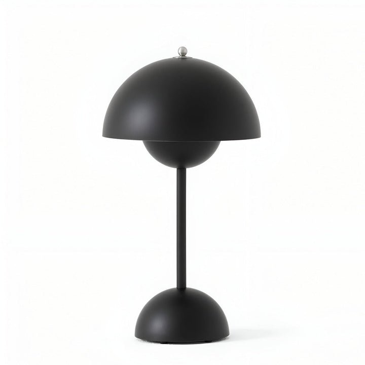 Lampe de table LED champignon pour bureau, salon ou chambre, lumière douce sans fil.