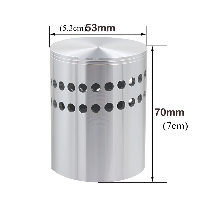 Lampe murale LED cylindrique effet spirale, lumière design pour décoration d'intérieur moderne.