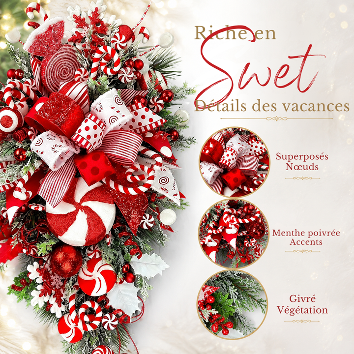 Adorables ornements de Noël bonbons, idéal cadeau ou déco sapin. Ambiance festive et gourmande garantie.