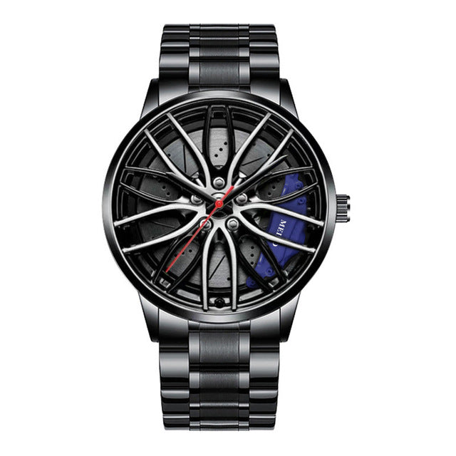 Montre homme étanche, style course, mouvement précis, look sportif et élégant.
