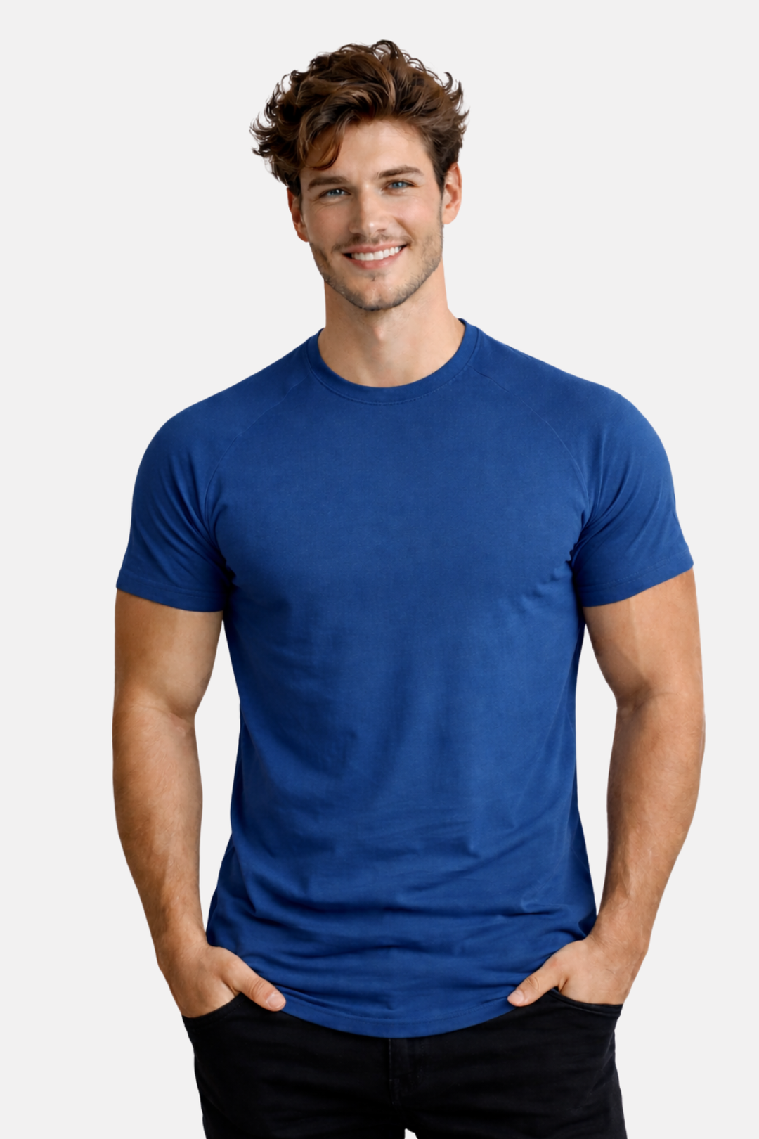 T-shirt homme Stefan offrant style et confort. Vêtement décontracté avec col rond et manches courtes, idéal mode homme.