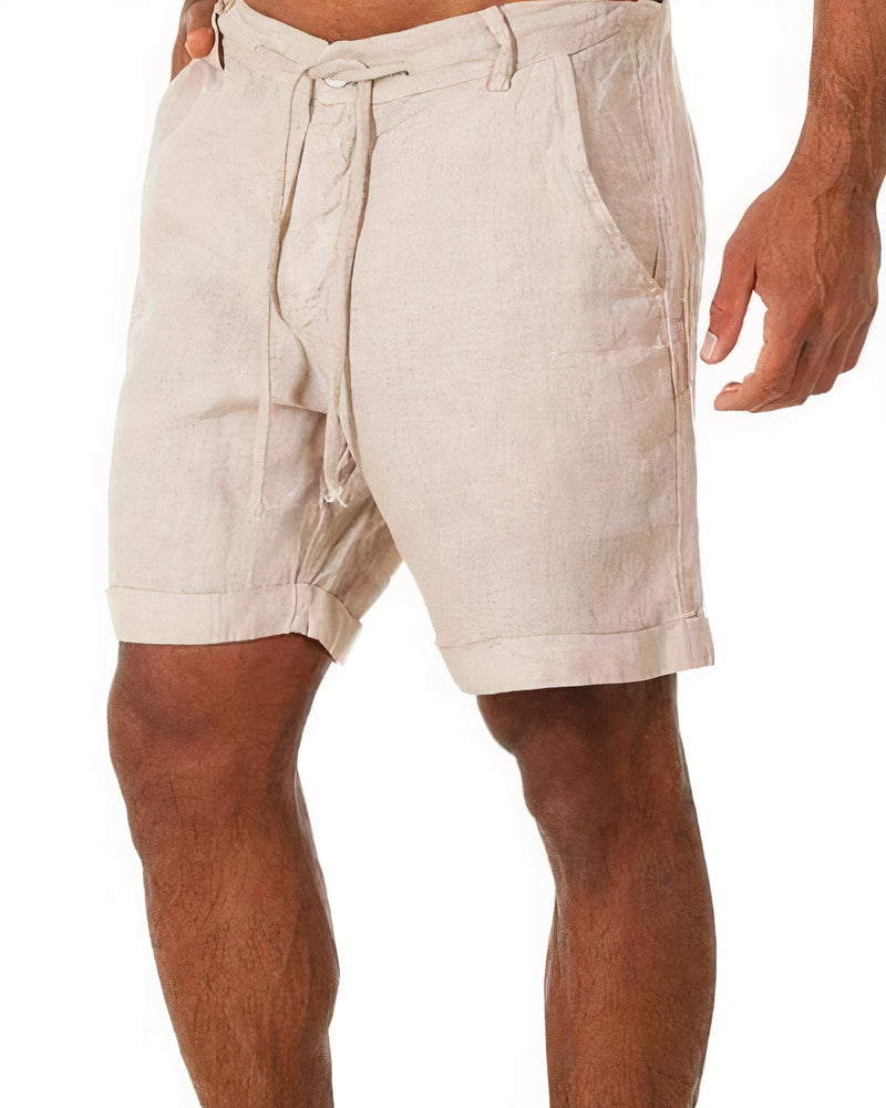 Short homme Iven léger, confort estival décontracté. Idéal pour plage, ville.