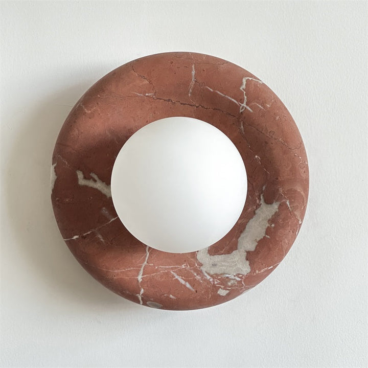 Éclairage mural moderne en marbre et verre. Douille G9 LED. Pour un espace tendance.