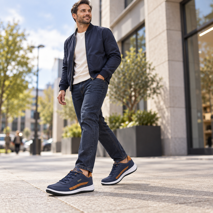 Baskets orthopédiques homme Rocky, idéales pour le confort et la marche quotidienne et sportive.