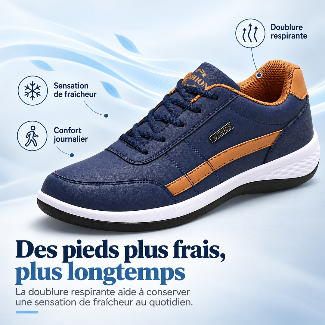 Chaussures orthopédiques homme Rocky, offrant soutien et confort pour la marche quotidienne.
