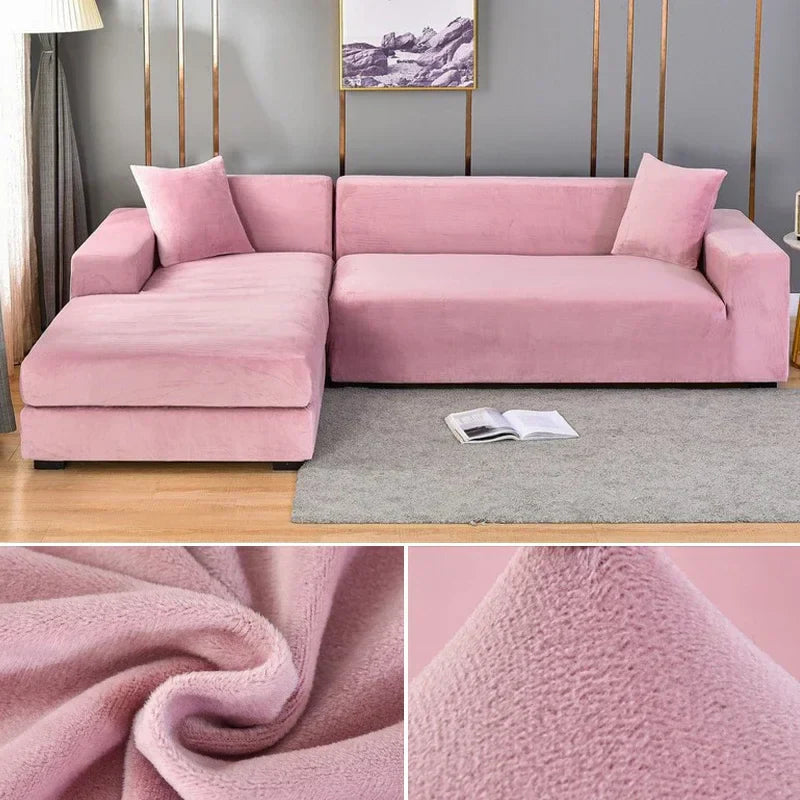 Revêtement de canapé en velours Sofina, élastique et luxe, pour une protection stylée.