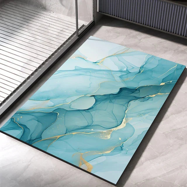 Tapis DuraMat antidérapant, absorbant et confortable. Idéal pour salle de bain, cuisine et entrée de maison.