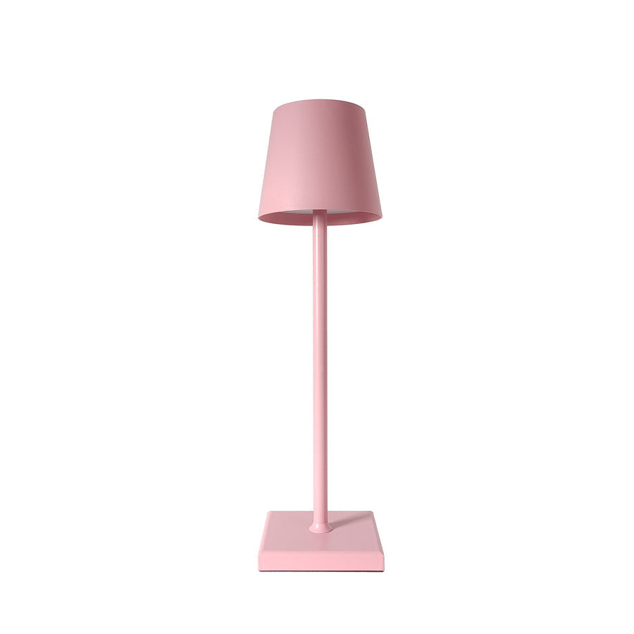 Lampe de table LED rechargeable, sans fil, design moderne et chic, parfaite pour l'ambiance intérieur/extérieur.