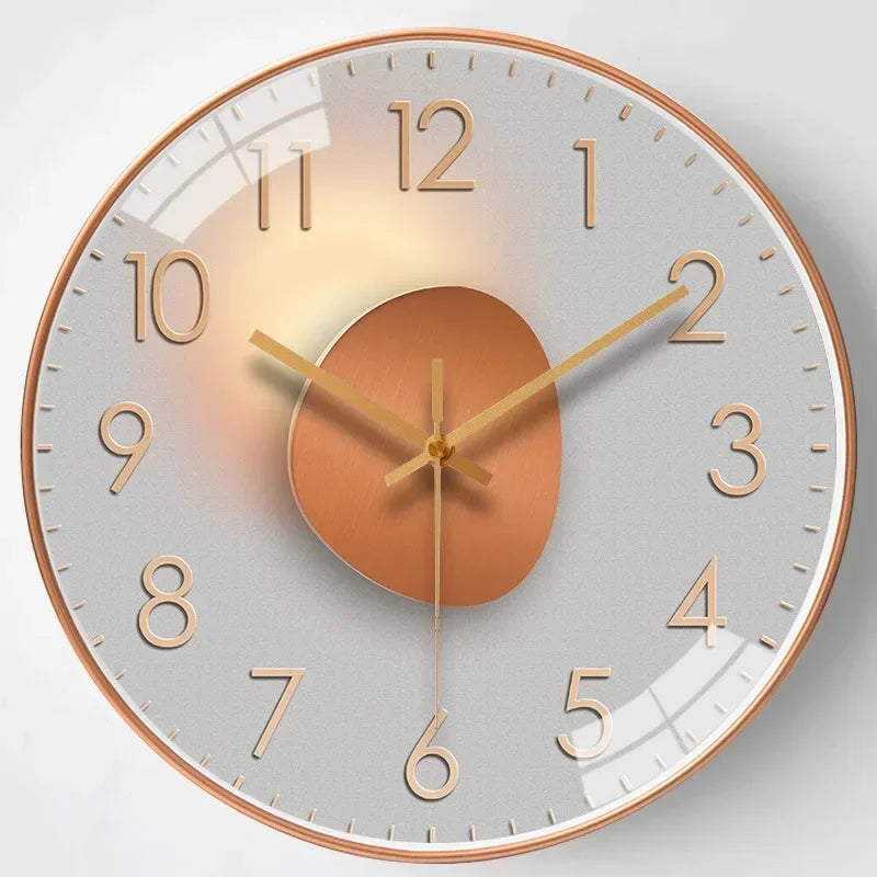Offrez une ambiance sereine avec cette horloge murale silencieuse au design classique. Idée cadeau.
