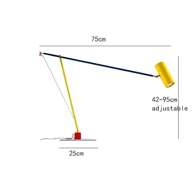 Lampe sur pied design minimaliste, éclairage moderne LED pour décoration intérieure stylée.