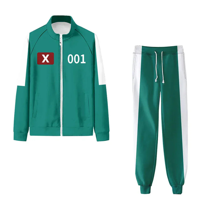 Ce déguisement survêtement unisexe est idéal pour les fans de séries coréennes, fêtes et événements thématiques.