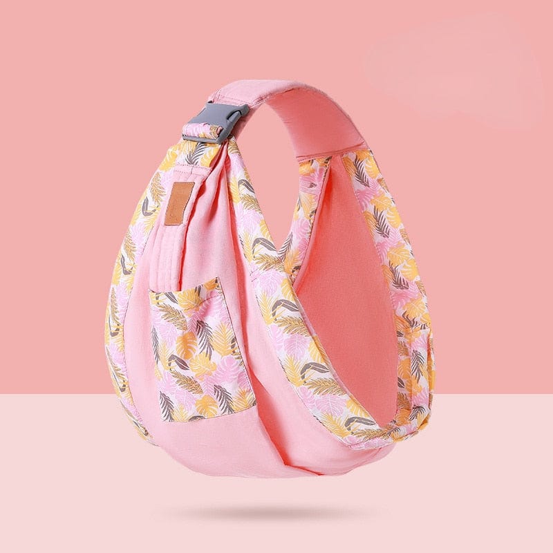Portage sécurisé avec cette écharpe ergonomique en tissu maillé, parfaite pour le confort du nouveau-né.