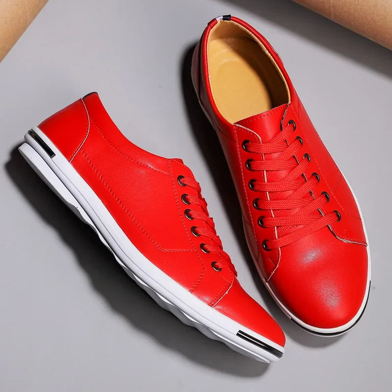 Chaussures décontractées Isidro pour homme, vue de face, semelle amortie pour le quotidien.