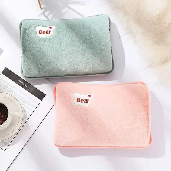 Confort hivernal assuré avec cette bouillotte électrique douce, parfaite pour la relaxation et le bien-être.