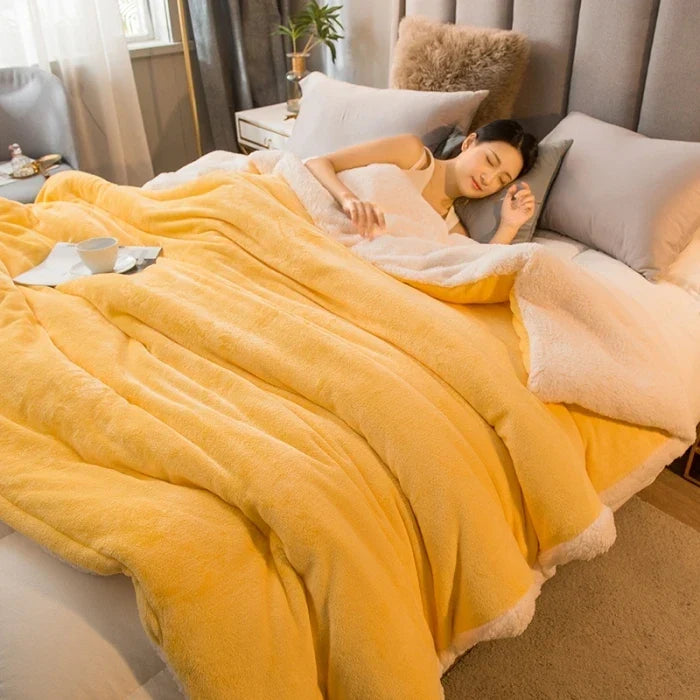Housse de couette polaire pour une ambiance maison chaleureuse, un nid douillet et confortable.