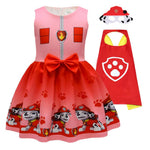 Robe Masque Cape : Rouge