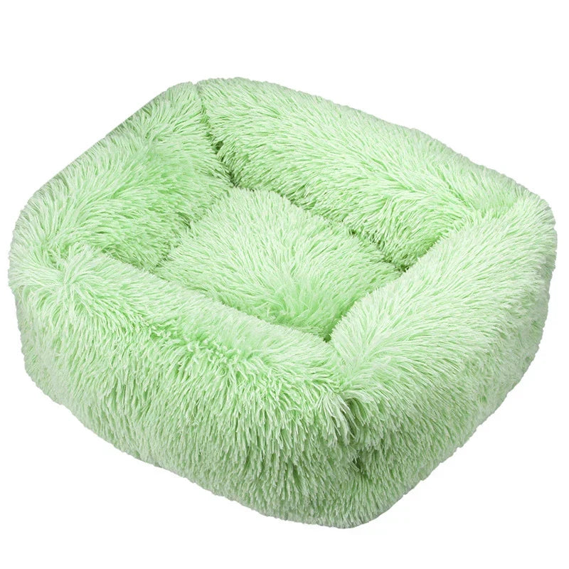 Lit chien Deluxe gris, coussin moelleux et anti-dérapant pour un repos parfait.