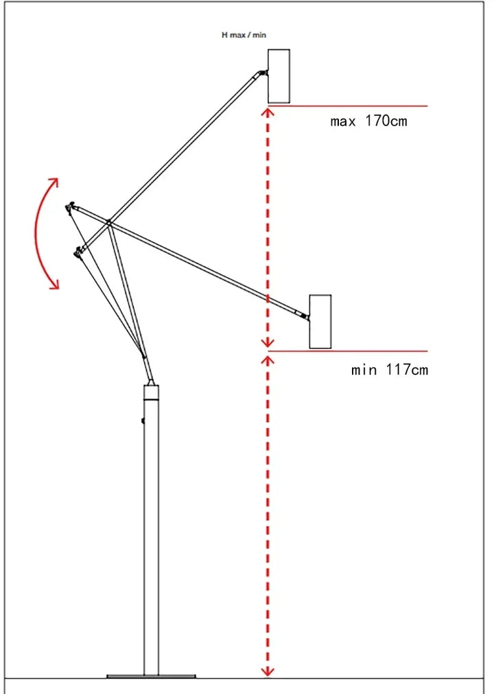 Élégante lampe sur pied nordique, lumière LED ajustable pour créer une ambiance chaleureuse.