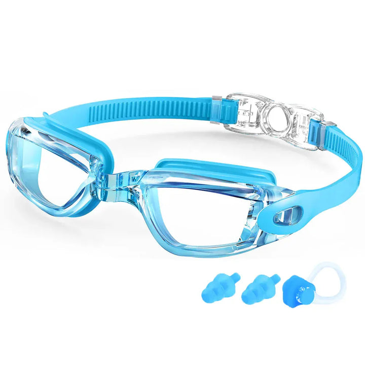 Profitez de l'eau avec ces lunettes de natation anti-buée unisexes, offrant protection UV et vision nette.