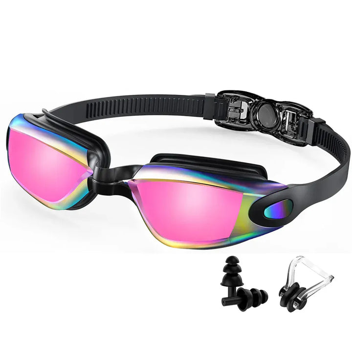 Vision claire garantie avec ces lunettes de natation anti-buée unisexes, protection UV pour sport aquatique.