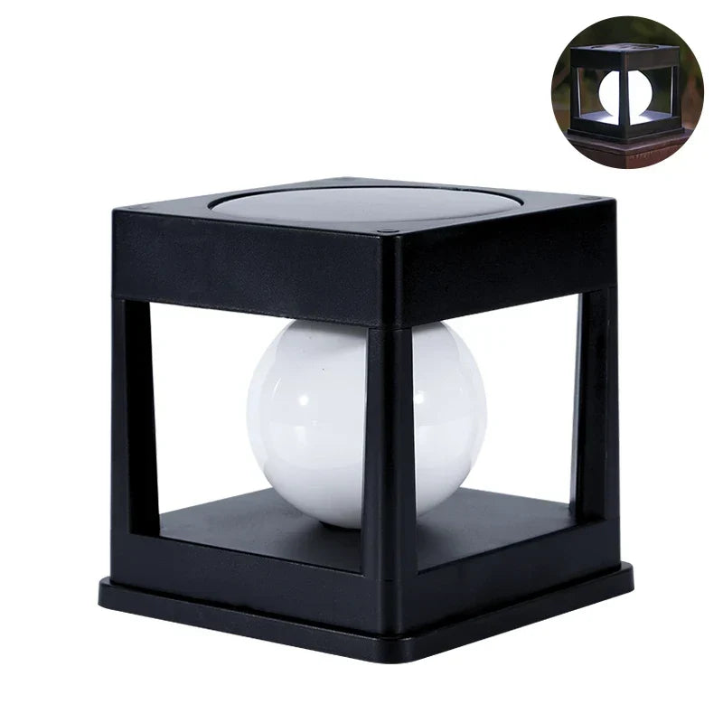 Solution d'éclairage extérieur écologique : lampe solaire LED pour jardin et terrasse.