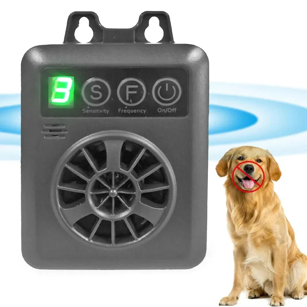 Appareil anti-aboiement à ultrasons BarkSilence Luxe pour chiens, contrôle automatique efficace. Éducation canine douce.