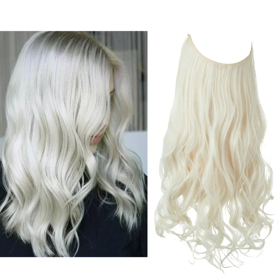 Extensions de cheveux naturels pour volume maximum et longueur magnifique chez la femme.