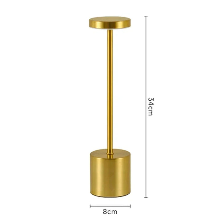 Éclairage d'ambiance LED tactile sans fil, lampe de table rechargeable pour terrasse.