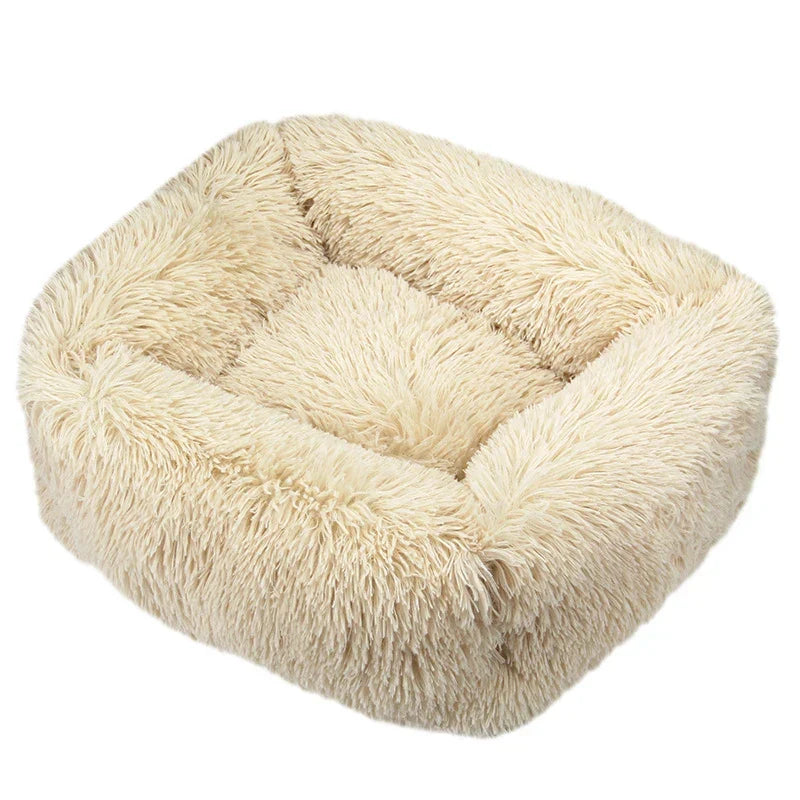 Accessoire chien : lit Deluxe lavable gris, coussin moelleux anti-dérapant.