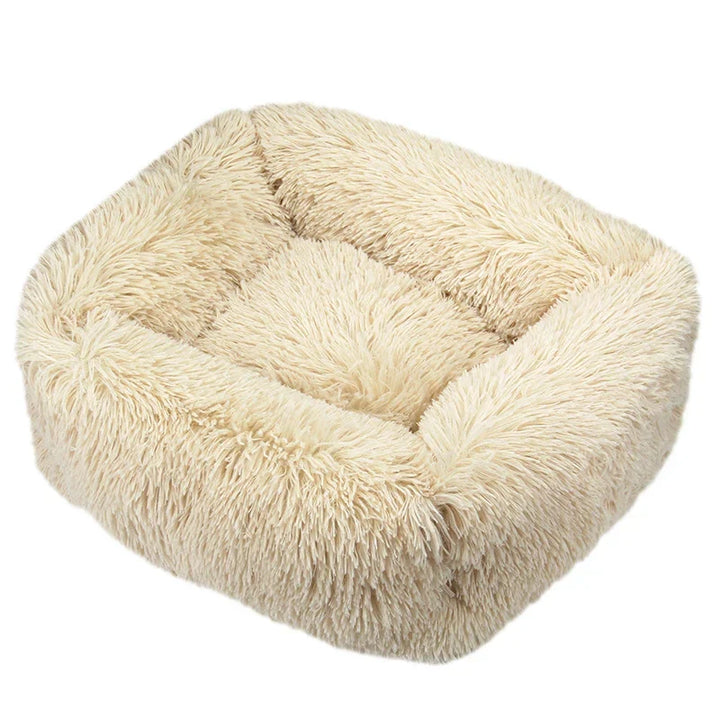 Accessoire chien : lit Deluxe lavable gris, coussin moelleux anti-dérapant.