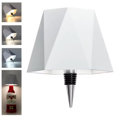 Lampe de table LED sans fil GlowBottle rechargeable. Profitez d'un éclairage d'ambiance longue durée partout.