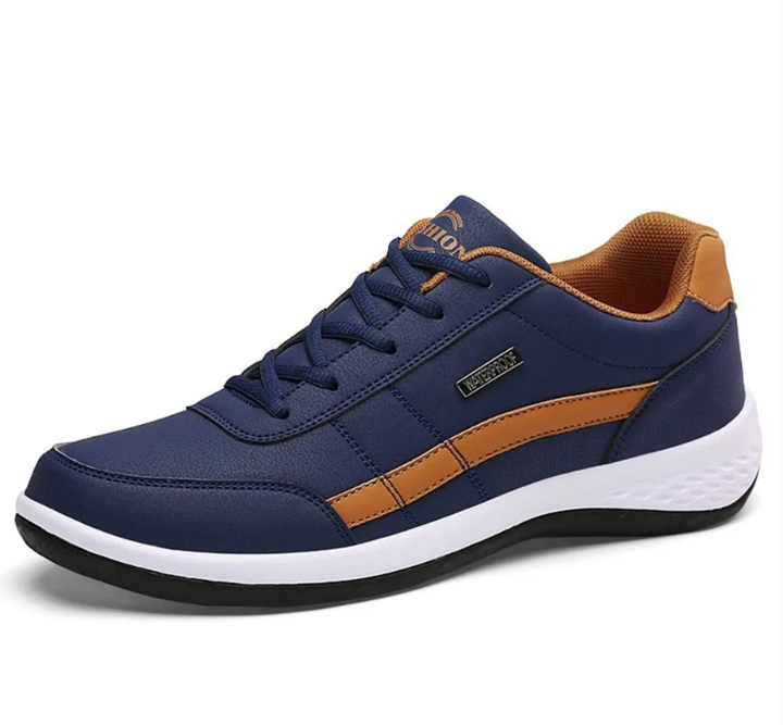 Confort et bien-être avec les baskets Luca pour hommes. Ergonomiques, respirantes, idéales pour la santé du pied actif.