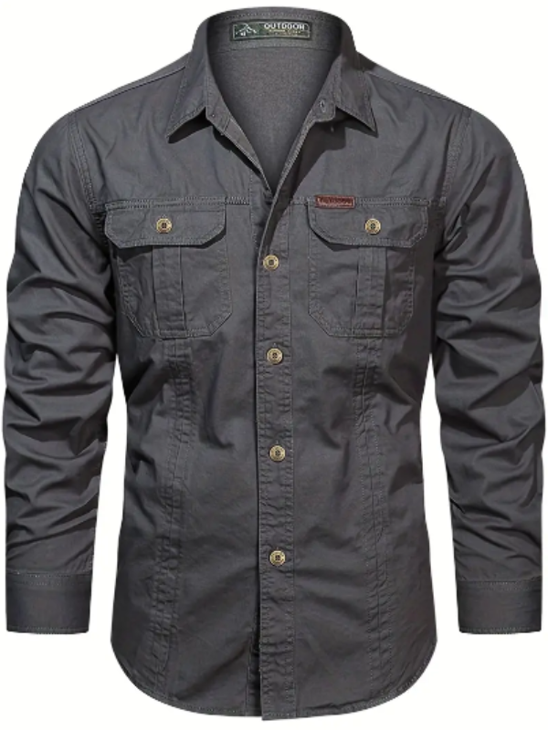 Chemise outdoor homme active, ultra-respirante et séchage rapide pour sport, voyage et randonnée.