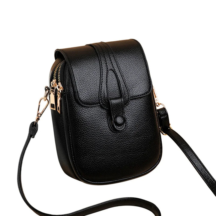 Sac bandoulière compact pour femme, un petit sac à main idéal pour tous les jours et les voyages organisés.