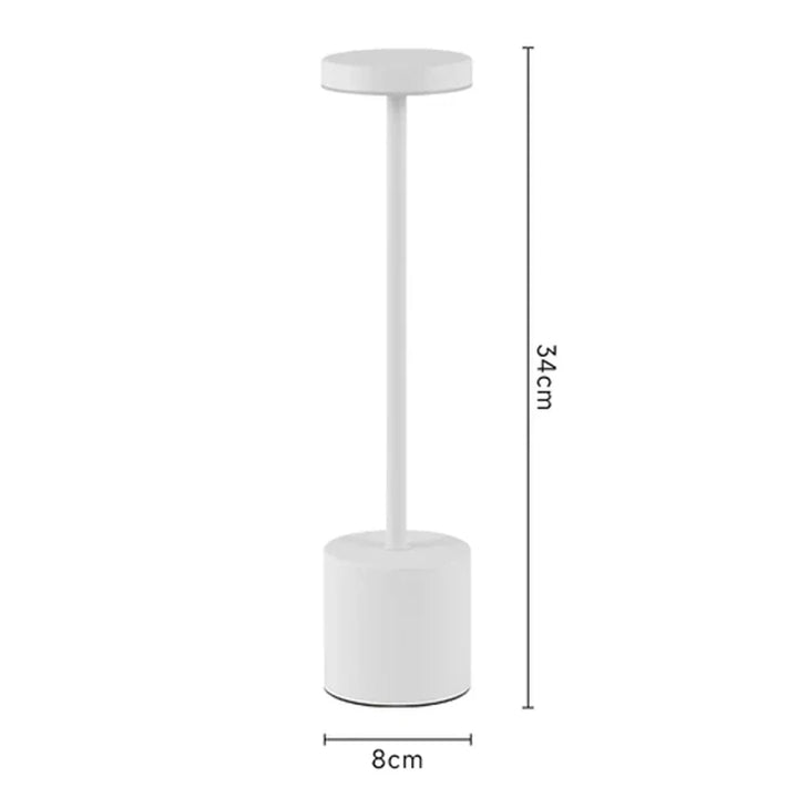 Éclairage extérieur LED portable, lampe de table tactile sans fil, rechargeable.