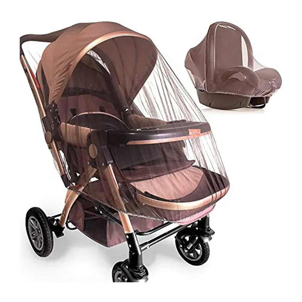 Protection été pour bébé en poussette, moustiquaire anti-insectes pour l'extérieur.