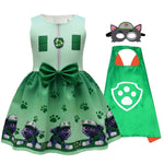 Robe Masque Cape : Vert