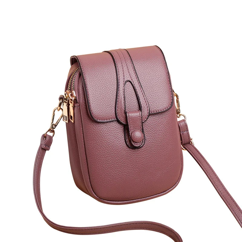 Petit sac bandoulière femme pour téléphone et organisation, un essentiel de mode pratique et stylé.
